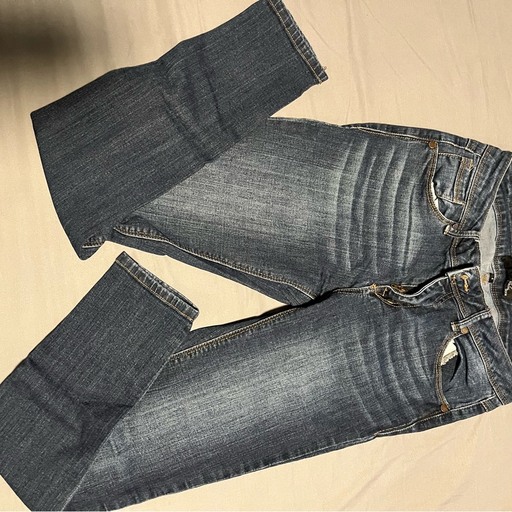1822 Denim Men's Dark Blue Bootcut Jeans